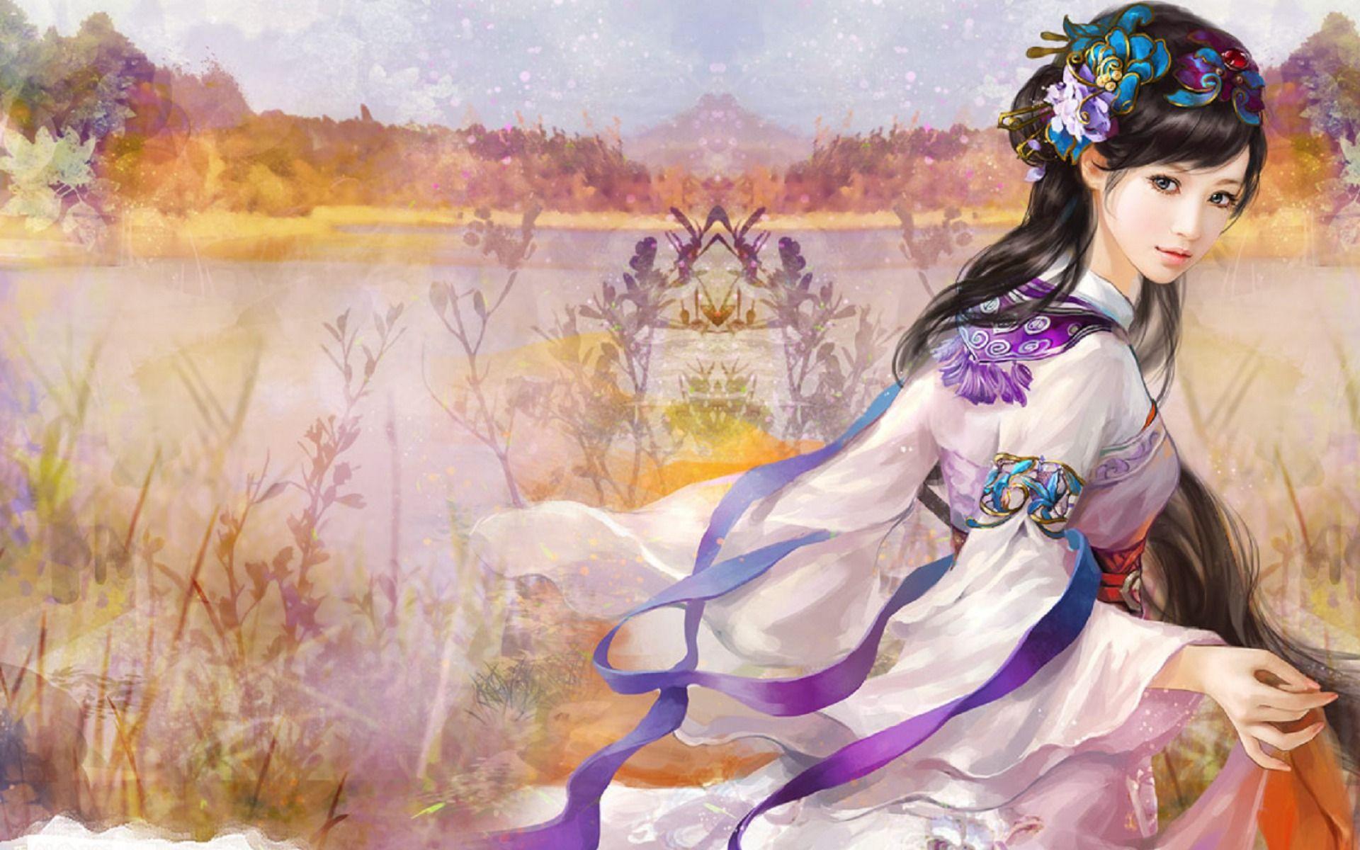 1920x1200 Kimono Wallpaper