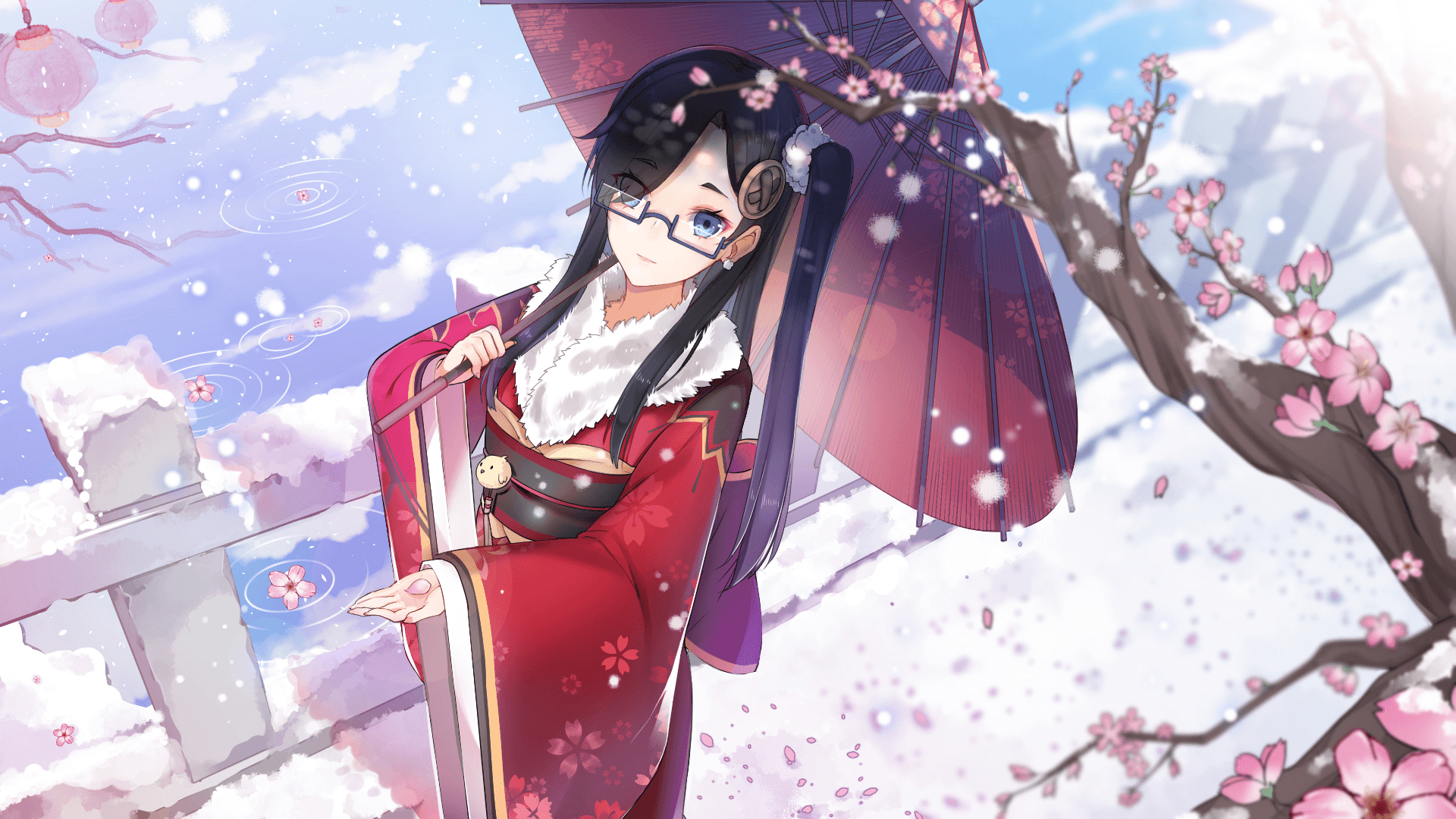1920x1080 Anime Kimono Wallpaper