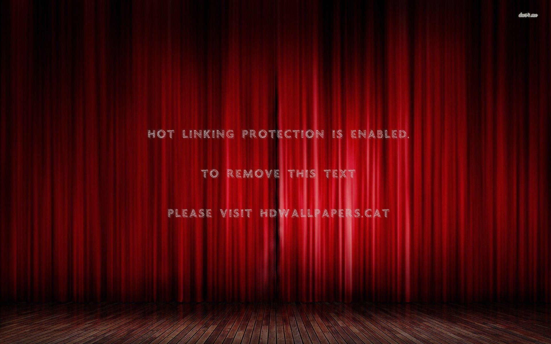 1920x1200 red stage curtain floor surtain abstract 3D