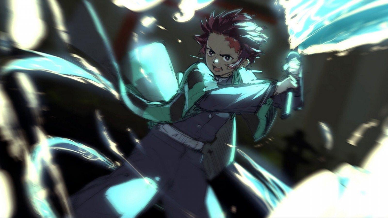 1600x900 Demon Slayer Angry Tanjiro Kamado HD Anime Wallpaper</a> Wallpaper