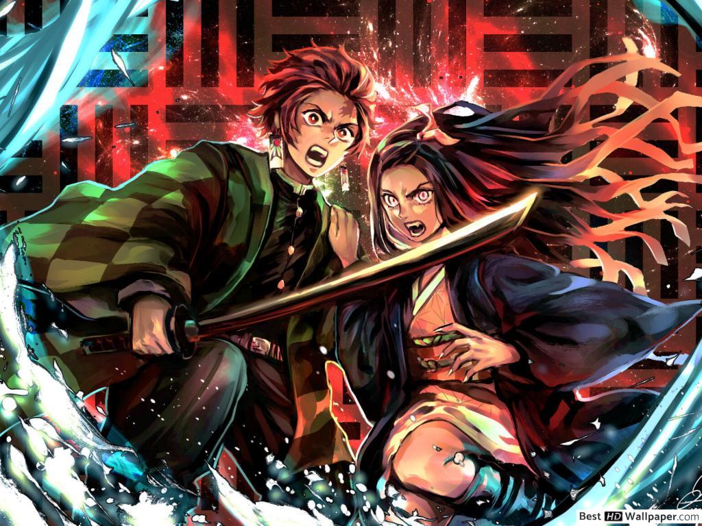 1024x768 Kamado Nezuko Kimetsu No Yaiba Wallpaper Wallpaper HD