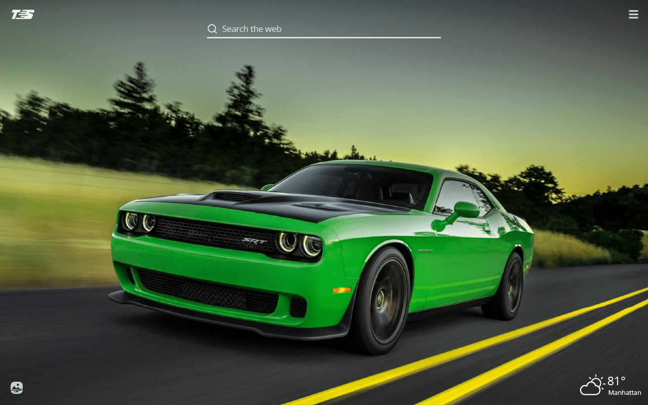 1280x800 Dodge Challenger SRT Hellcat HD Wallpaper Speed Motors
