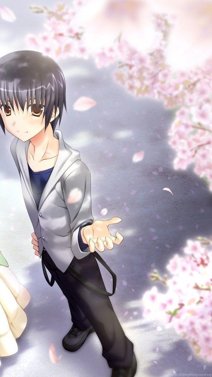 720x1280 Cute Dark Anime Couple Wallpaper