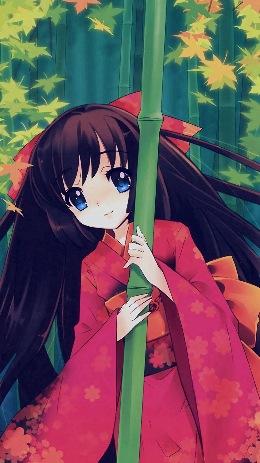1080x1920 Anime Girl Japan Wallpaper