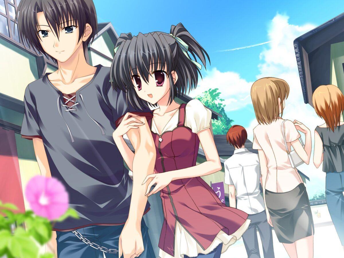1200x900 Free Cute Anime Couple Photo HD Wallpaper Background Photo Windows Mac Wallpaper Artworks Samsung Wallpaper Wallpaper For iPhone Download 1600x1200