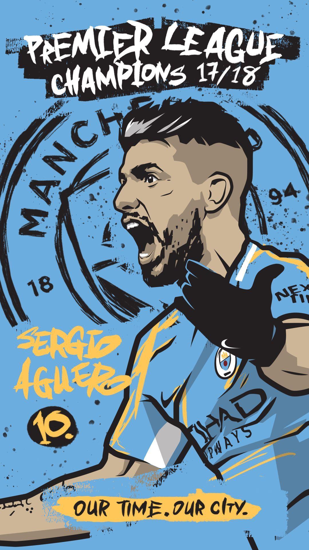 1080x1920 Man City Logo Wallpaper