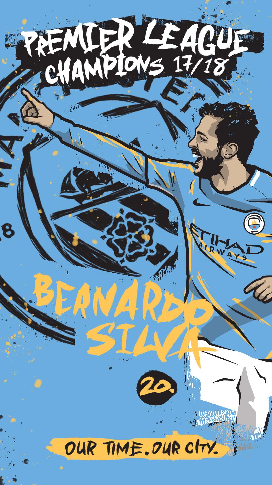 1080x1920 Best Man City Wallpaper