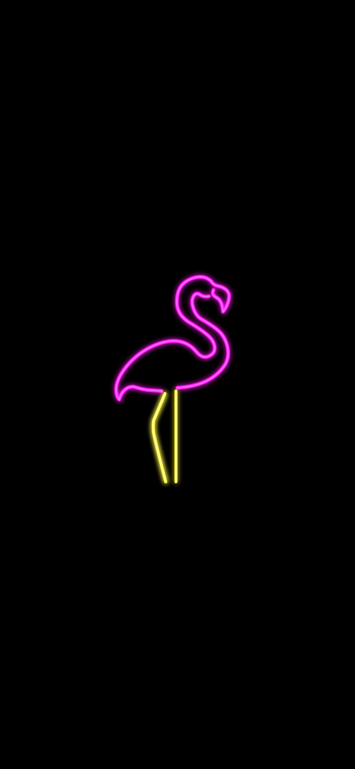 1205x2609 Black Minimalist Love Wallpaper Image