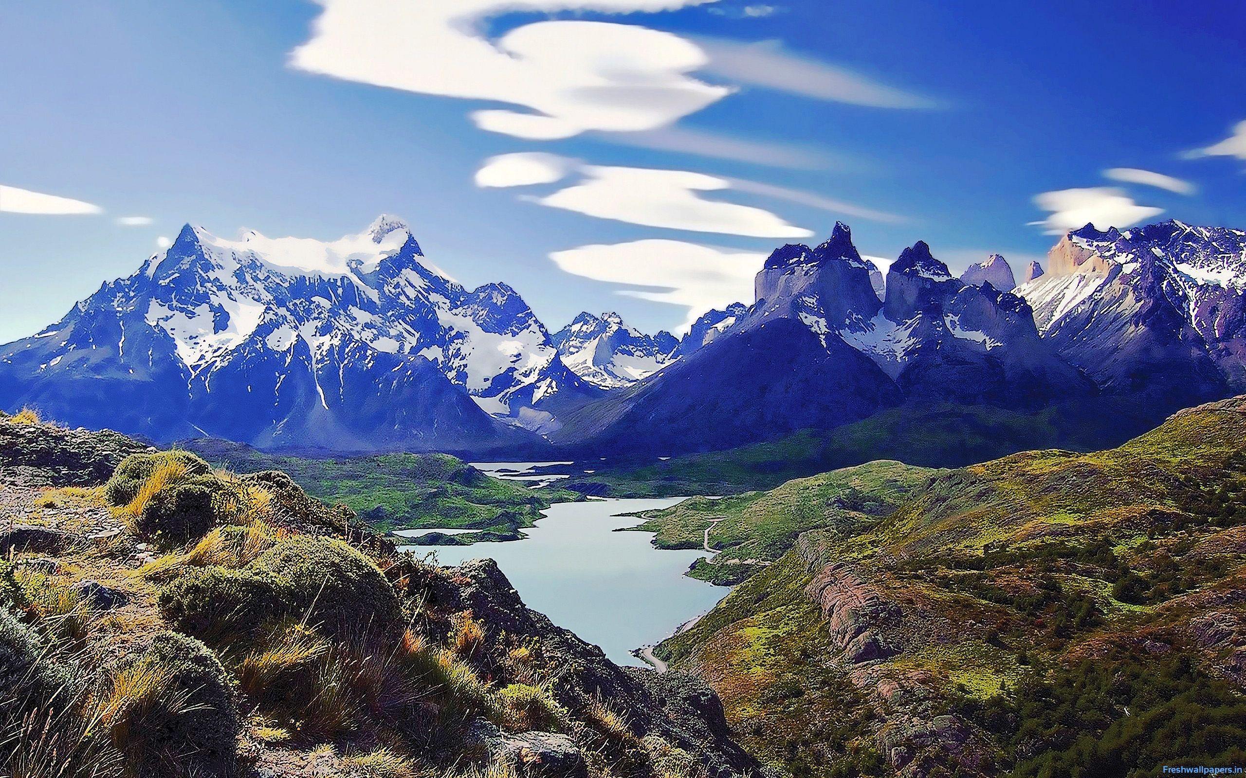 2560x1600 Sunrise Torres Del Paine National Park Wallpaper .