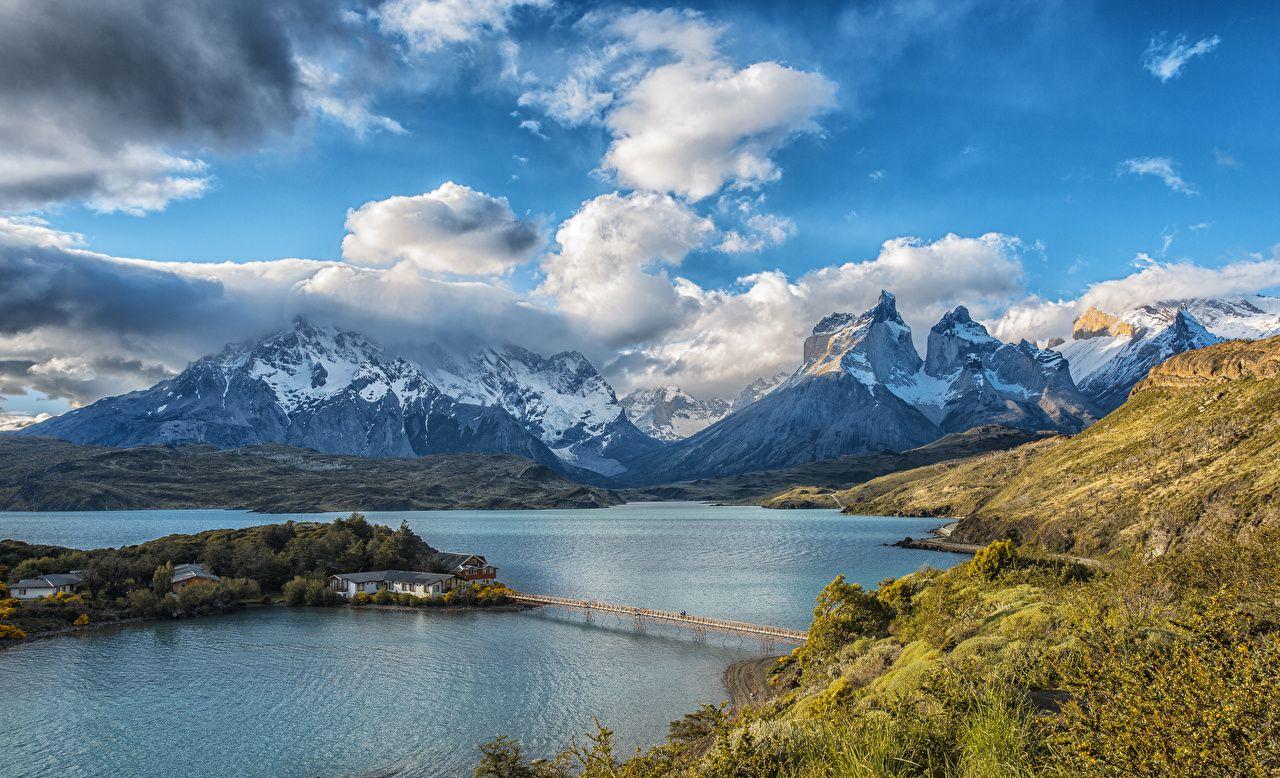 1280x778 image Chile Lake Pehoe Torres del Paine National Park Nature