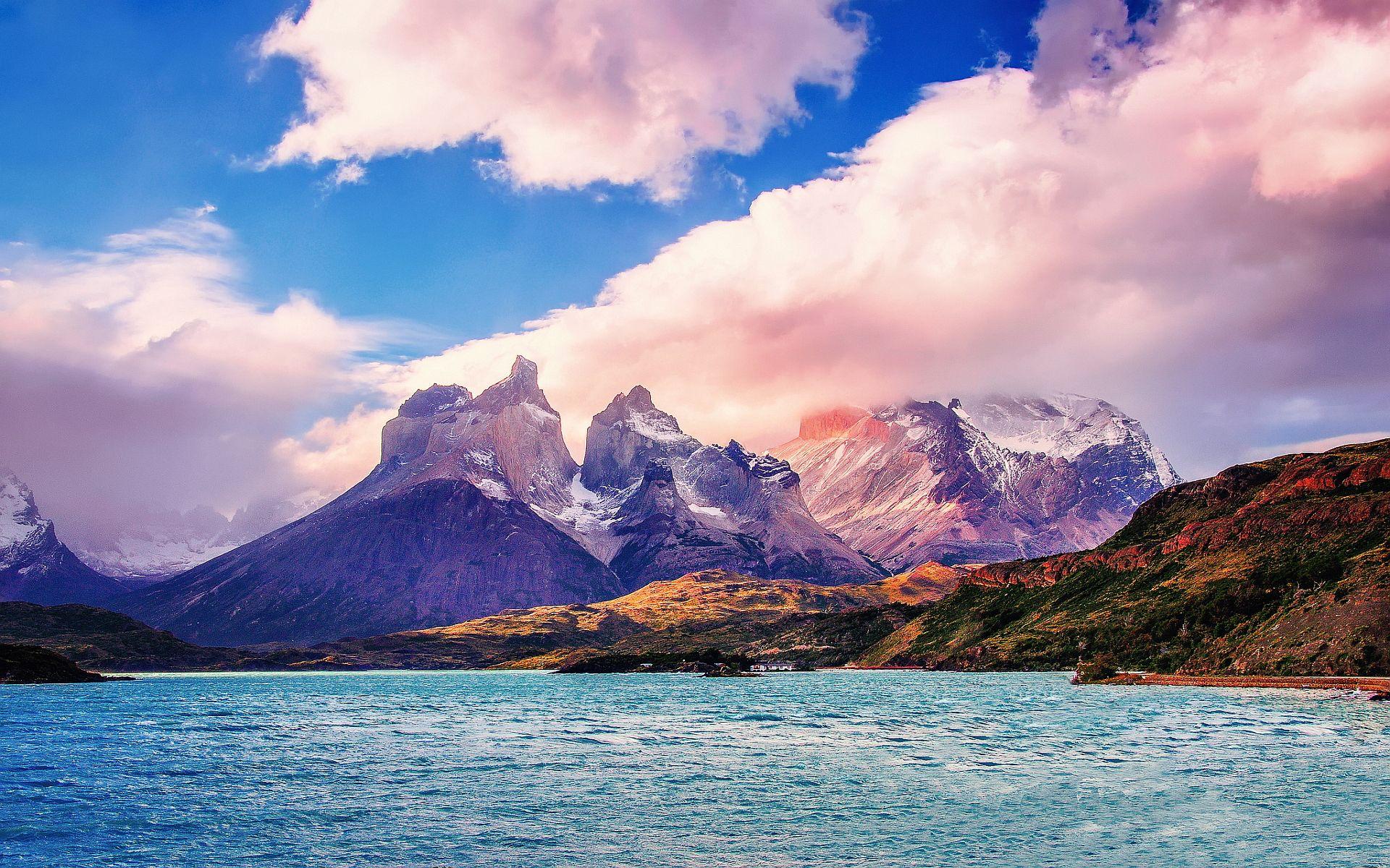 1920x1200 Torres del paine chile