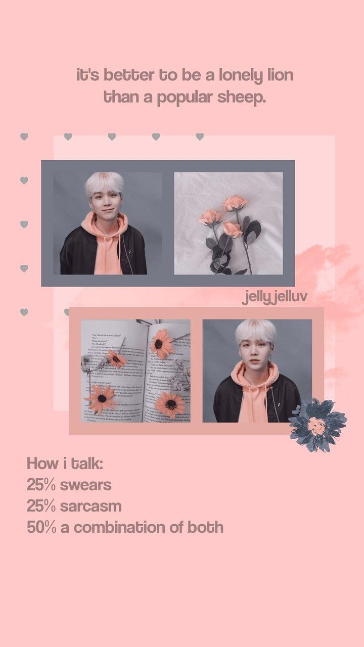 720x1280 Todos los saben, la historia sigue a Laura: Cute Aesthetic Bts Suga Wallpaper