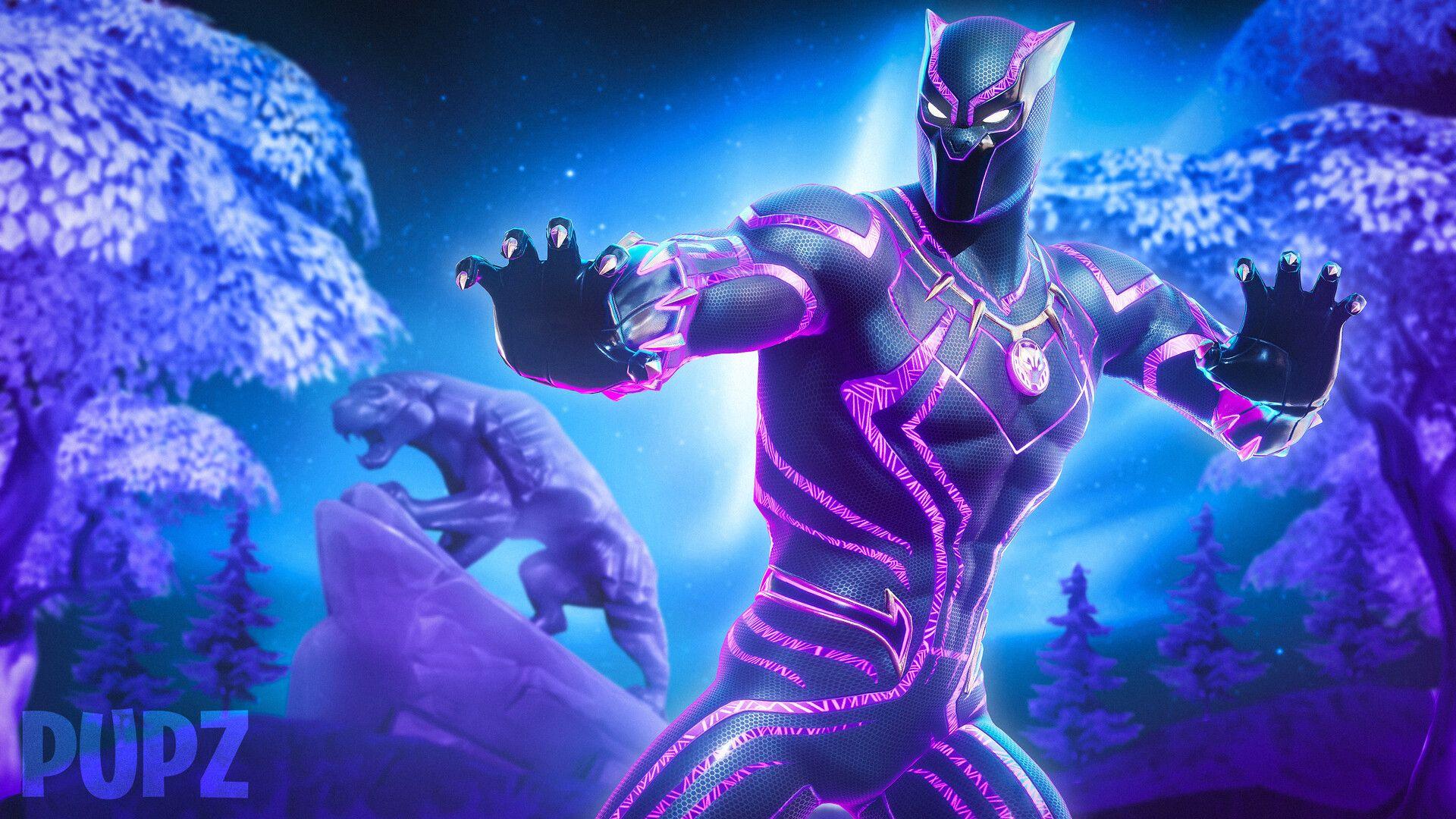 Black Panther Fortnite Wallpapers Top Free Black Panther Fortnite