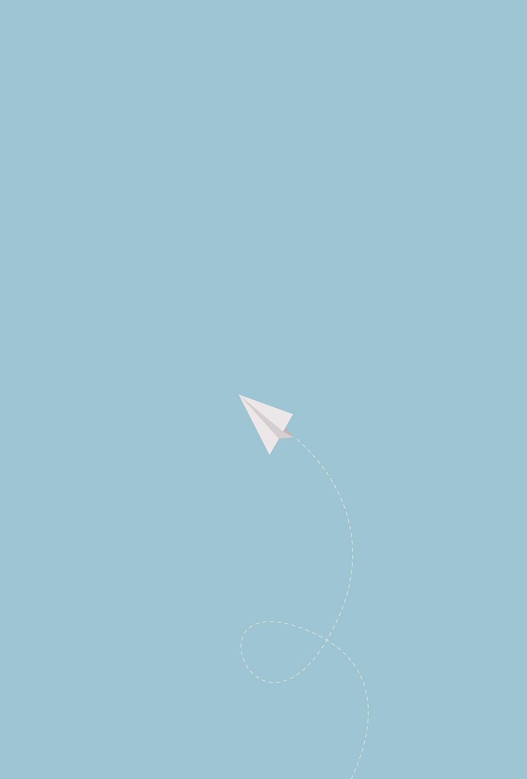 1040x1536 Aesthetic iPad Blue Wallpaper