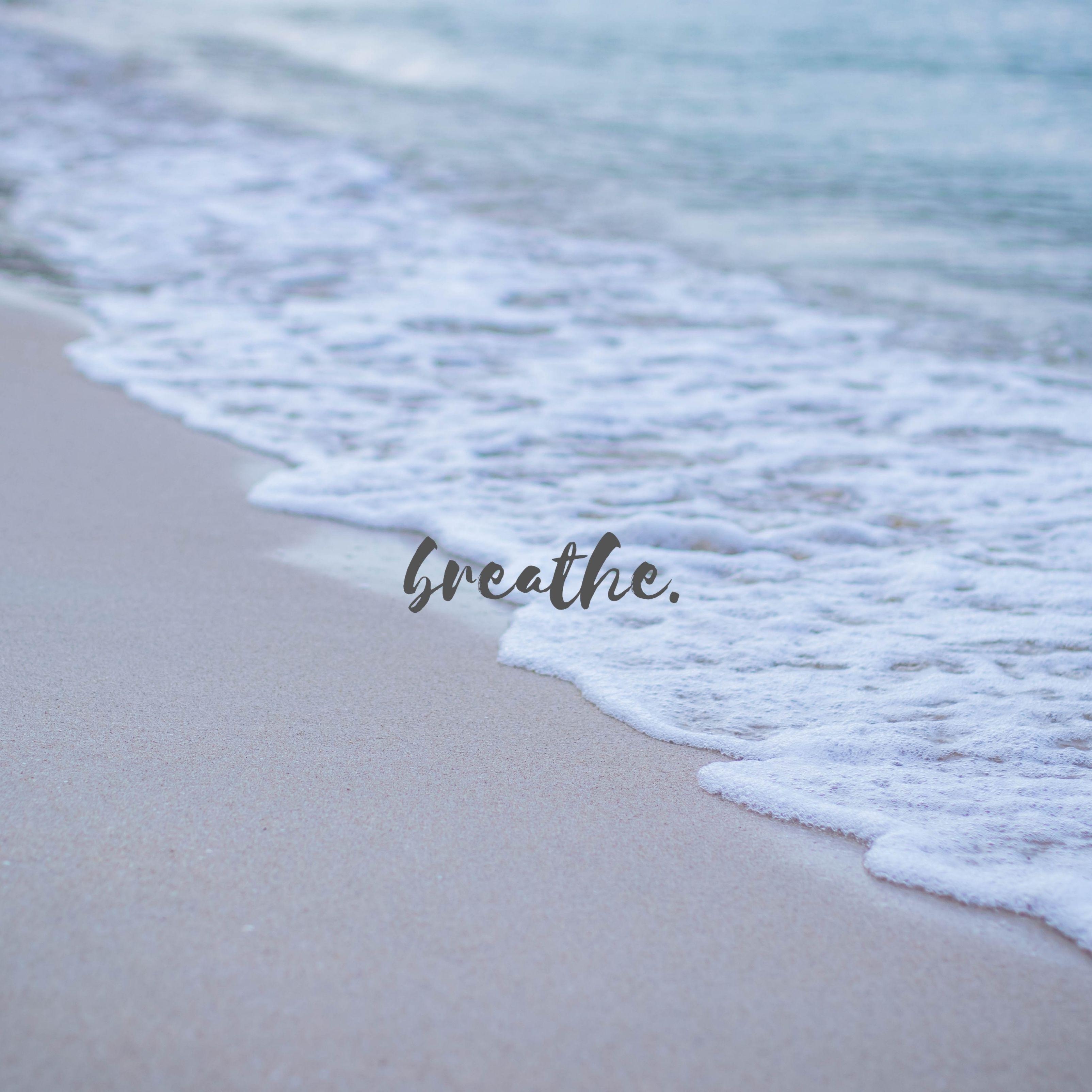 3208x3208 Breathe Beach iPad Wallpaper iPad Wallpaper 4k iPad Wallpaper 5k free download iPad Pro, iPad Mini, iPad Air, iOS, iPadOS, Parallax, iPad retina Wallpaper
