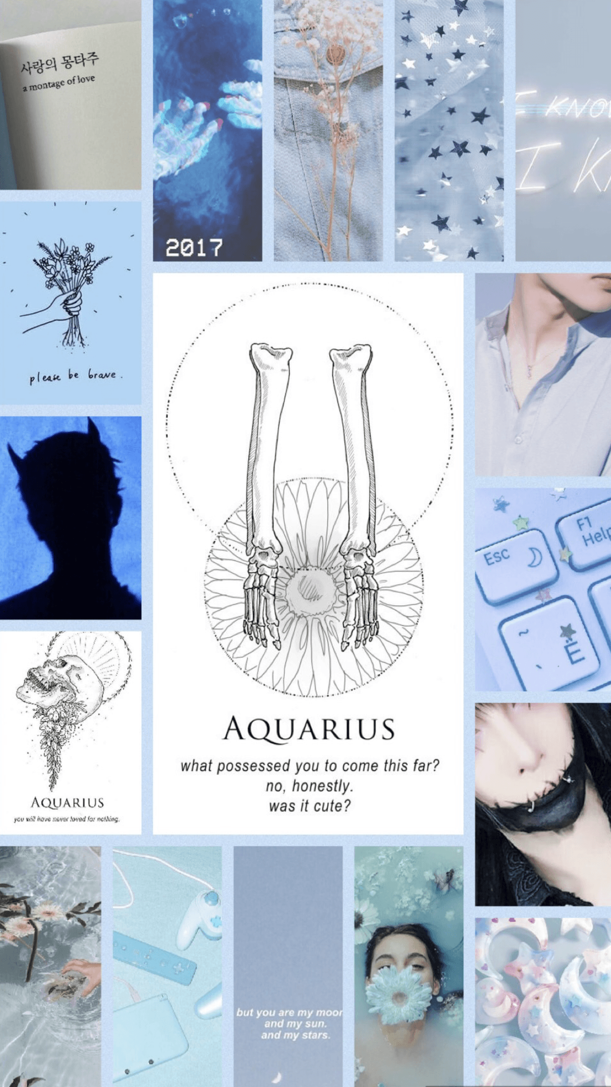 1242x2208 Aquarius aesthetic wallpaper. Aquarius aesthetic, February wallpaper, Zodiac signs