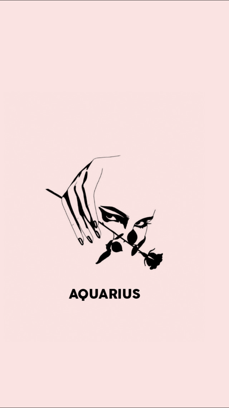 750x1334 Aquarius Aesthetic Wallpaper