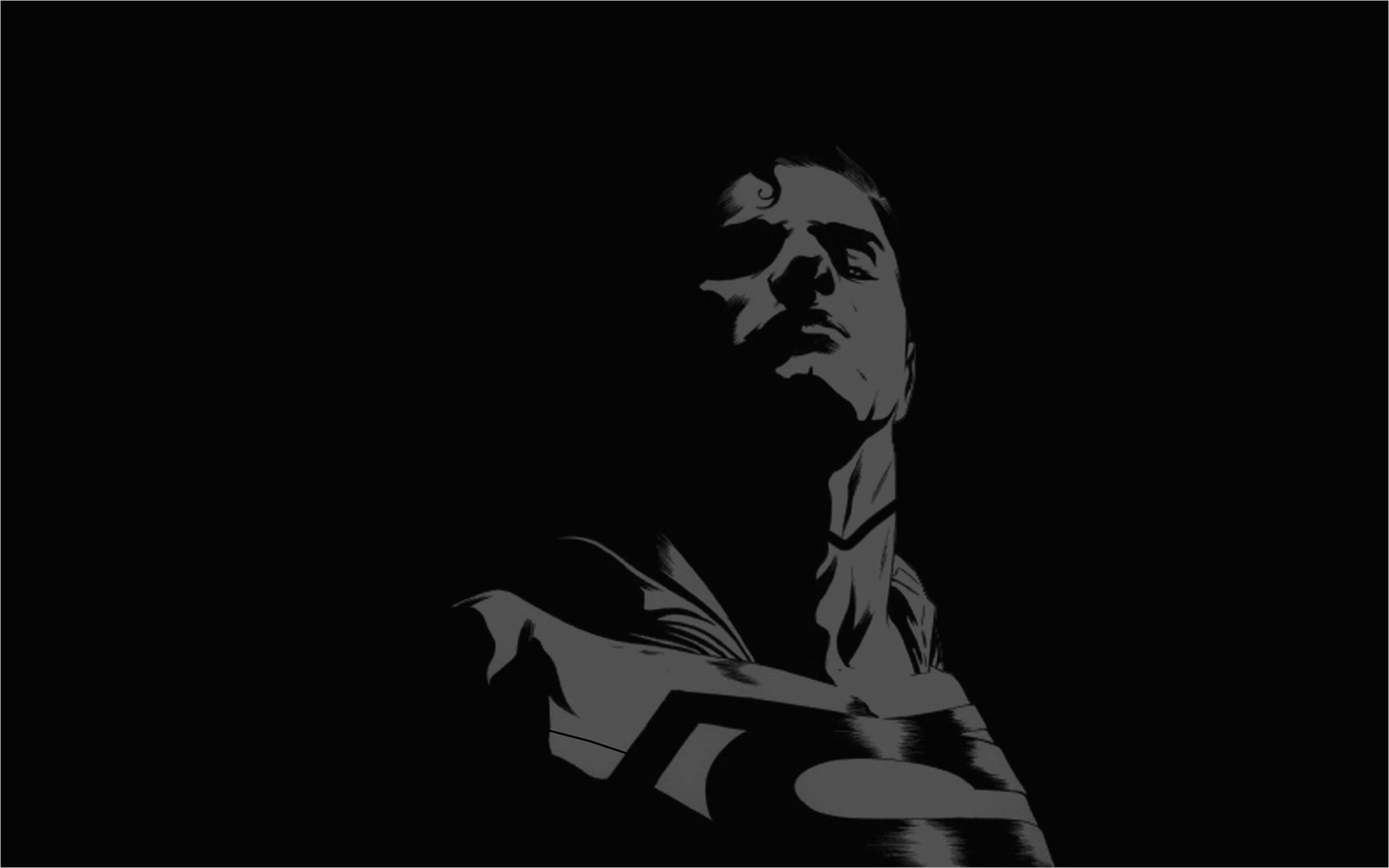 2560x1601 Black Superman Wallpaper 4k. Superman wallpaper, Black superman, Black wallpaper
