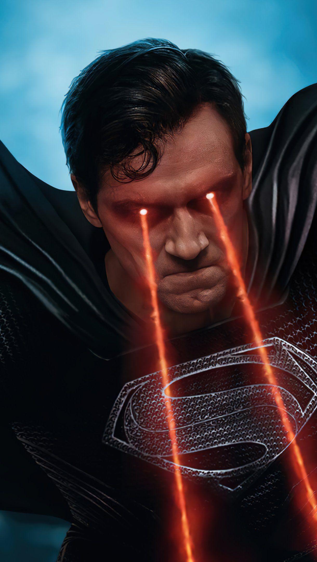 1220x2160 Superman black suit Justice League Snyder cut Wallpaper 4k Ultra HD