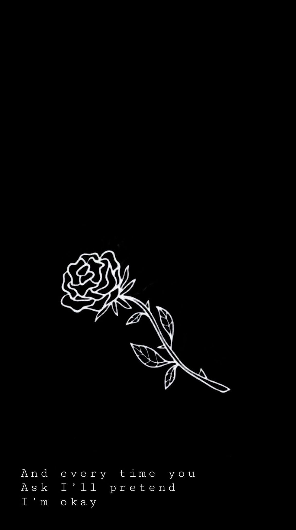 1216x2175 Lyric Aesthetic Computer Wallpaper