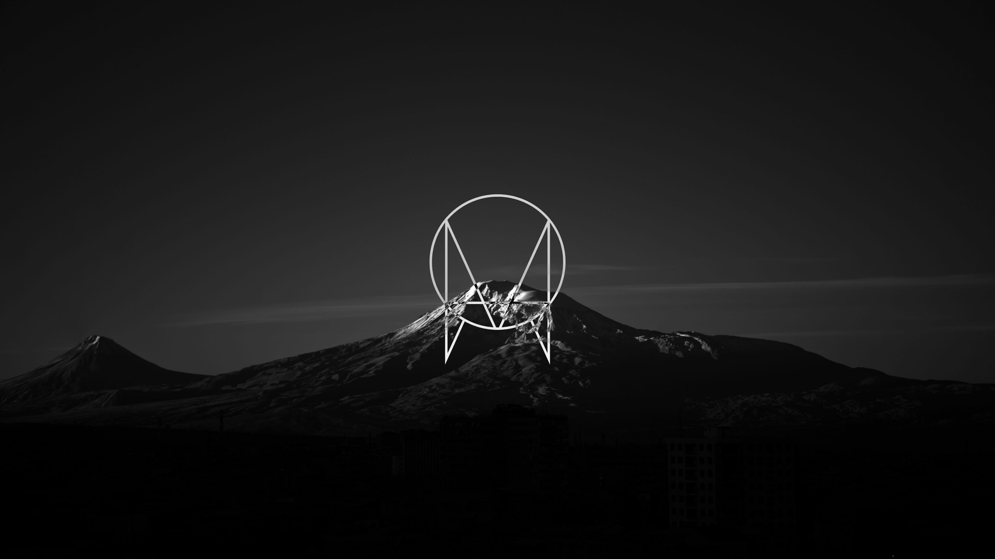 3344x1881 Dark Aesthetic Computer Background .