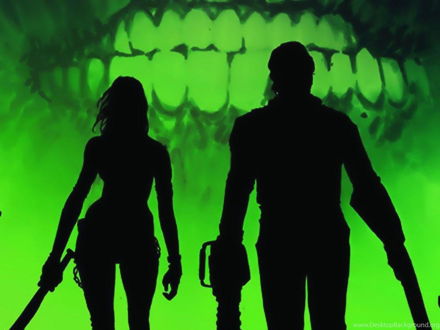 1400x1050 Army Of Darkness Vs. Hack Slash HD Wallpaper Desktop Background