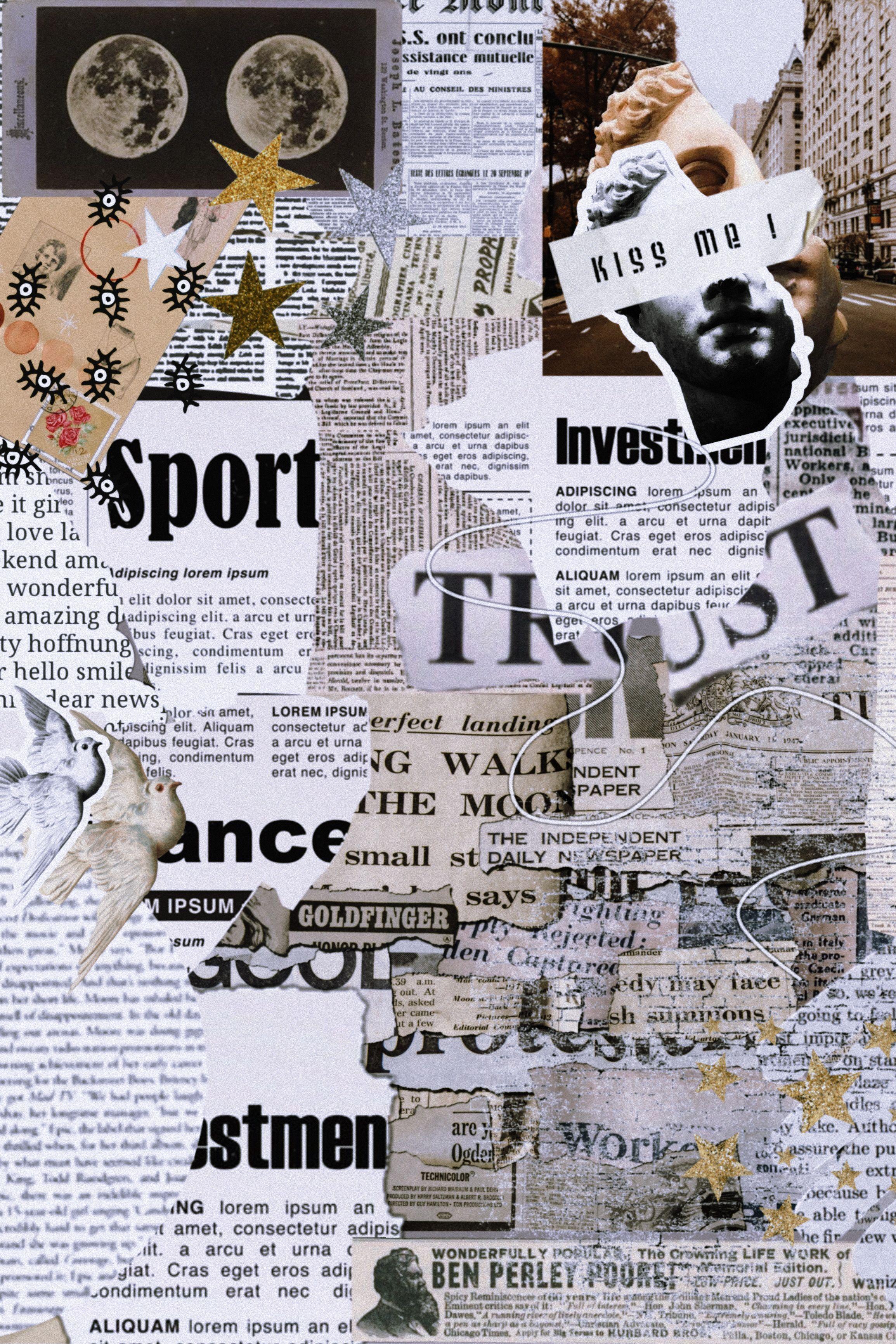 Newspaper Aesthetic Wallpapers Top Free Newspaper Aesthetic Backgrounds Wallpaperaccess