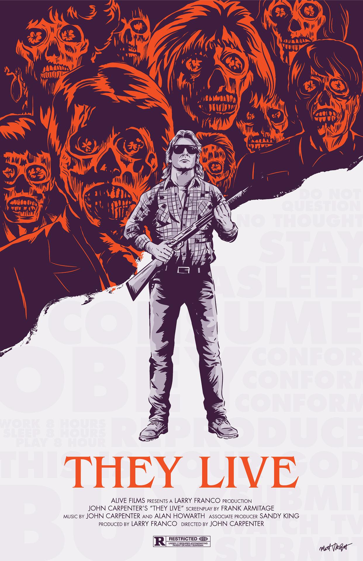 1242x1920 John Carpenter's They Live Poster HD Wallpaper