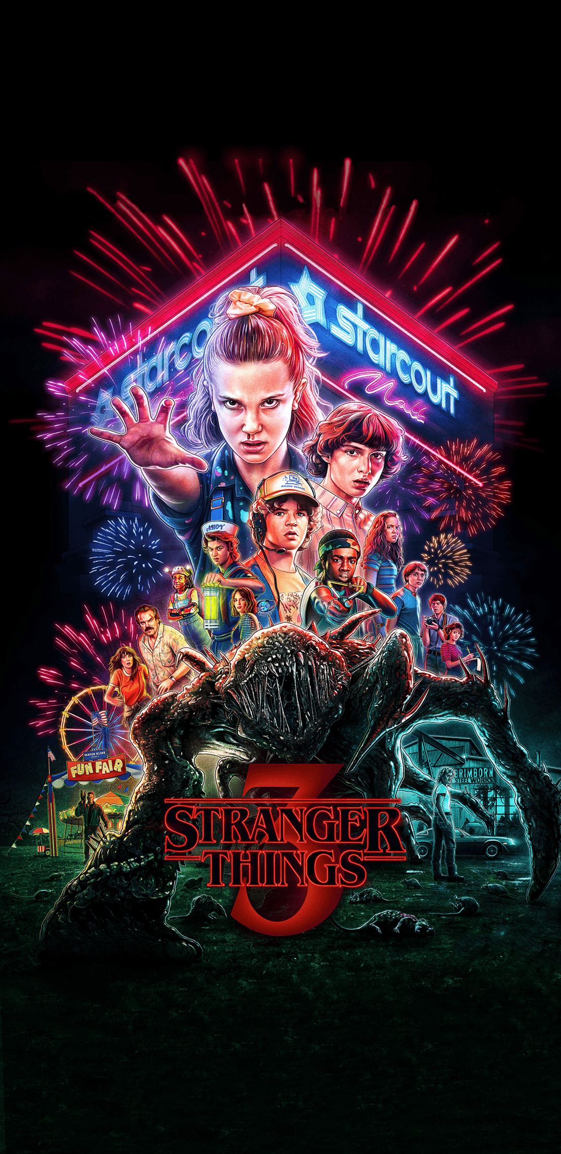 358891 Stranger Things Season 3 Art 4k  Rare Gallery HD Wallpapers