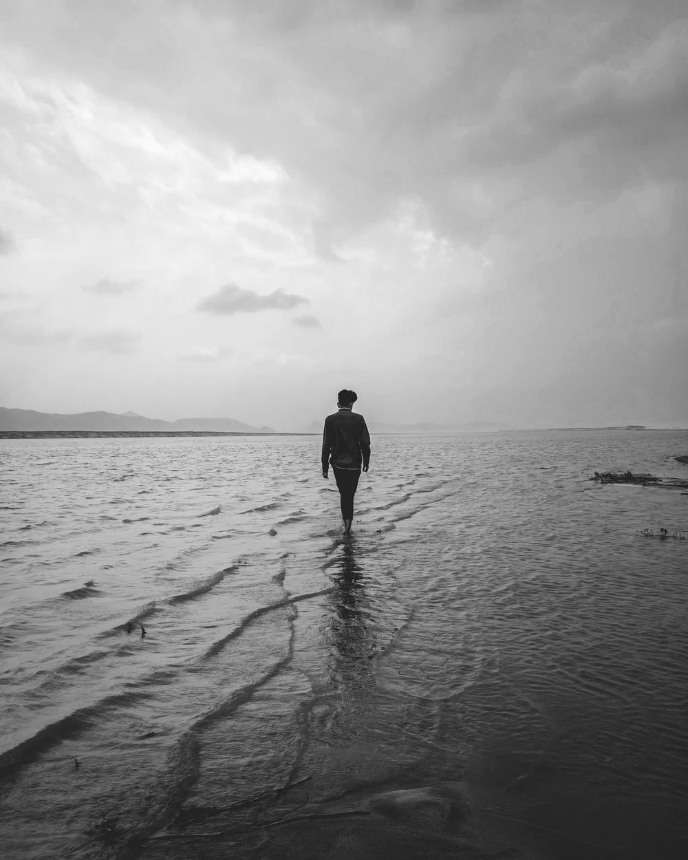 1000x1250 Black And White Beach Picture. Download Free Image