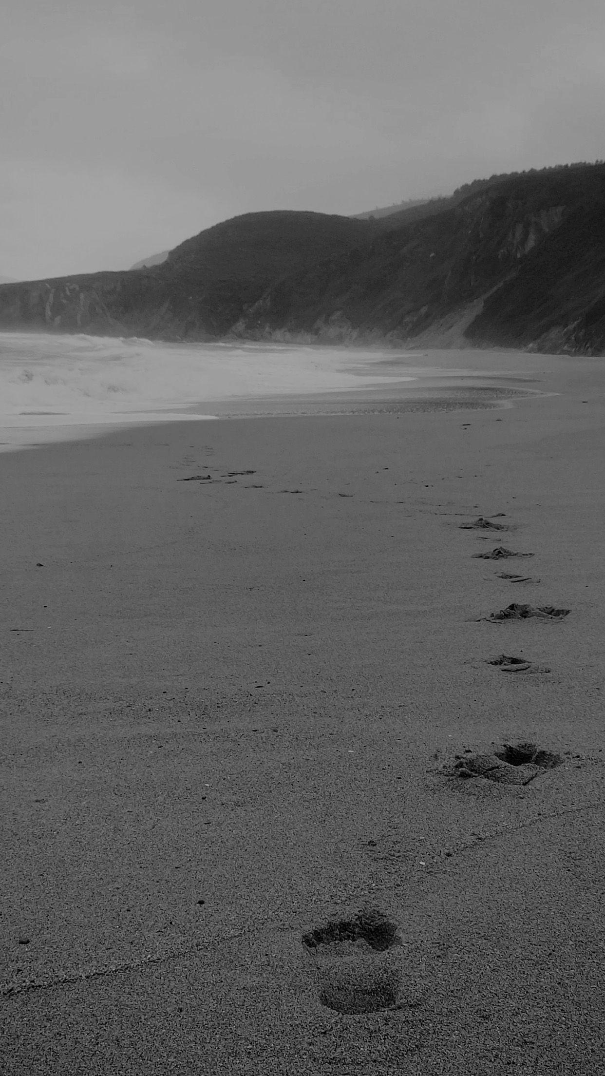 1242x2208 Black Beach Wallpaper