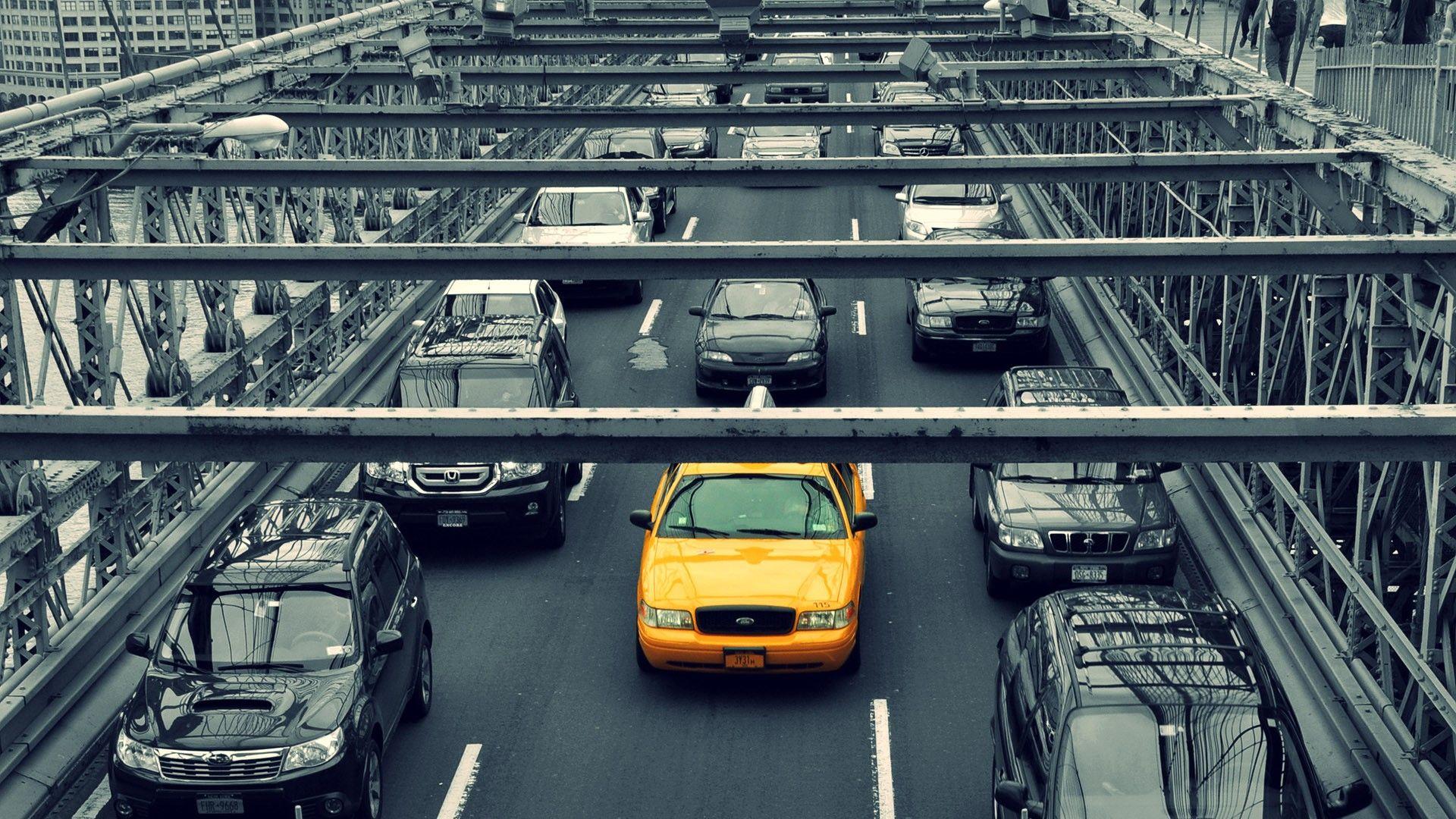 1920x1080 Valentine Day 2014: New York Cab Wallpaper