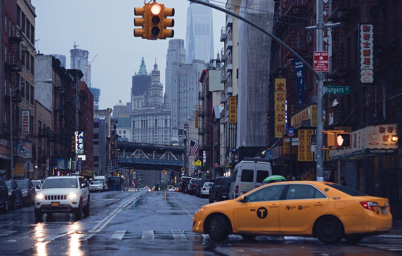 1332x850 New York Cab Wallpaper