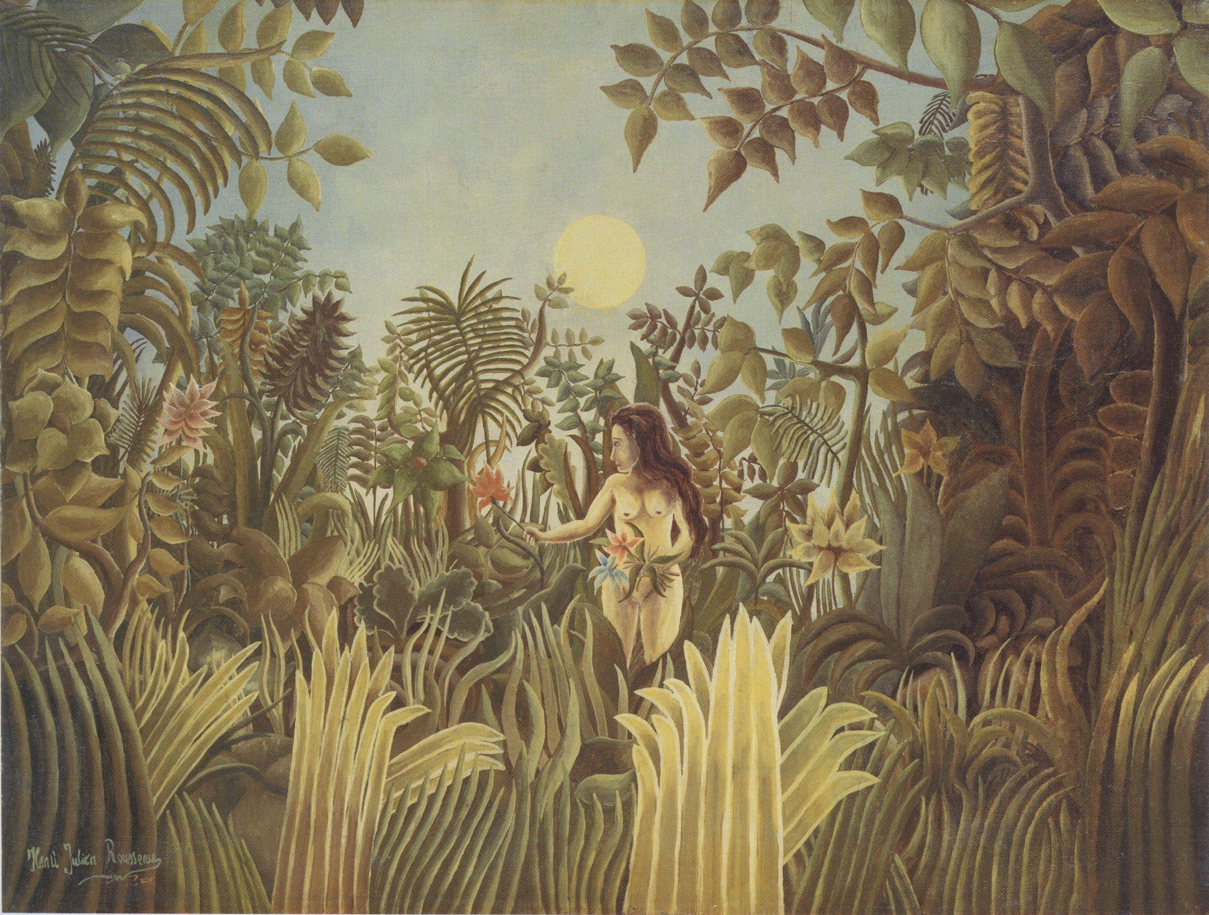 2410x1824 Henri Rousseau in the Garden of