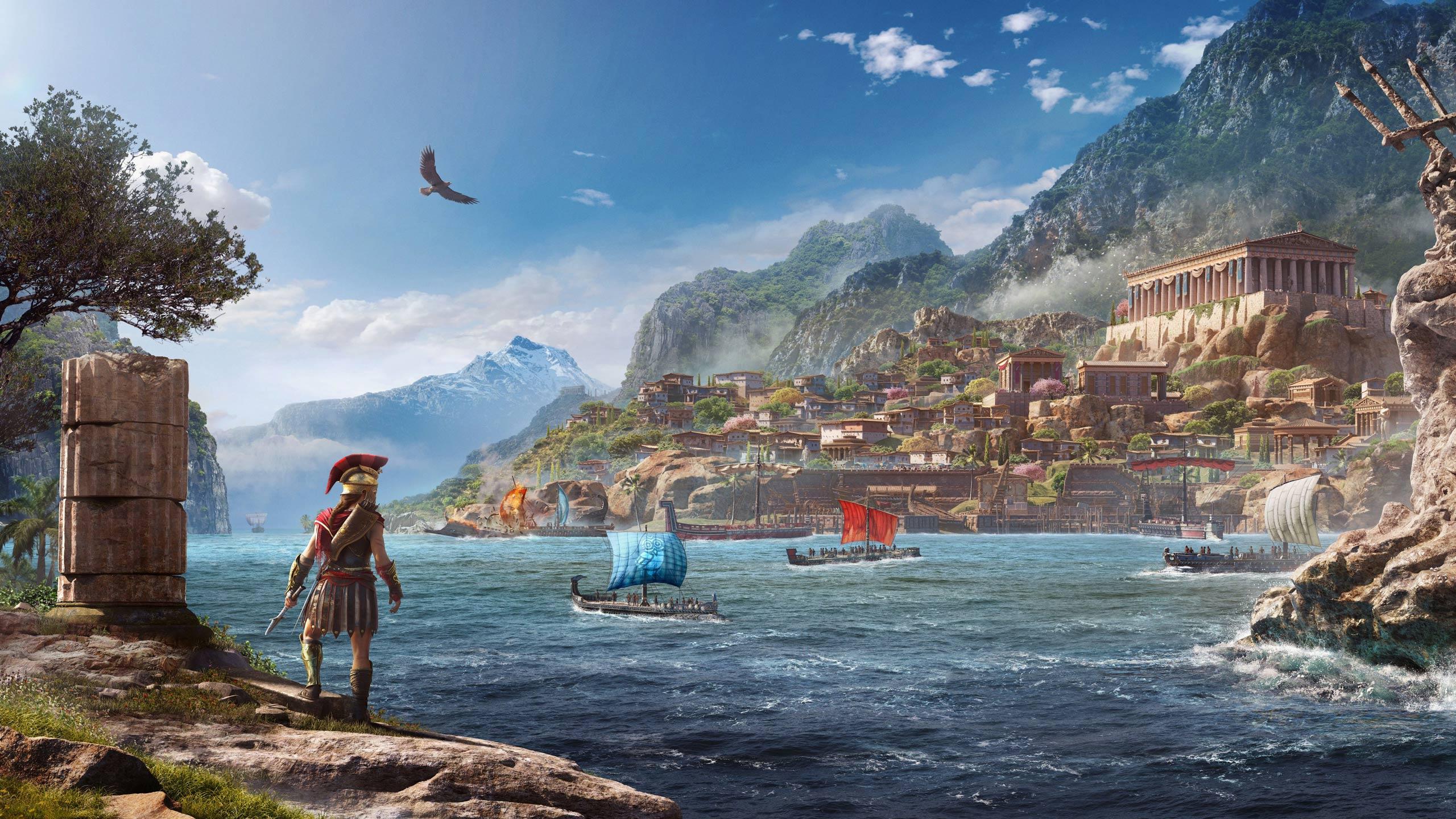 2560x1440 Assassin's Creed Odyssey PC Game PS4 Wallpaper. Free Fabuloussavers Wallpaper