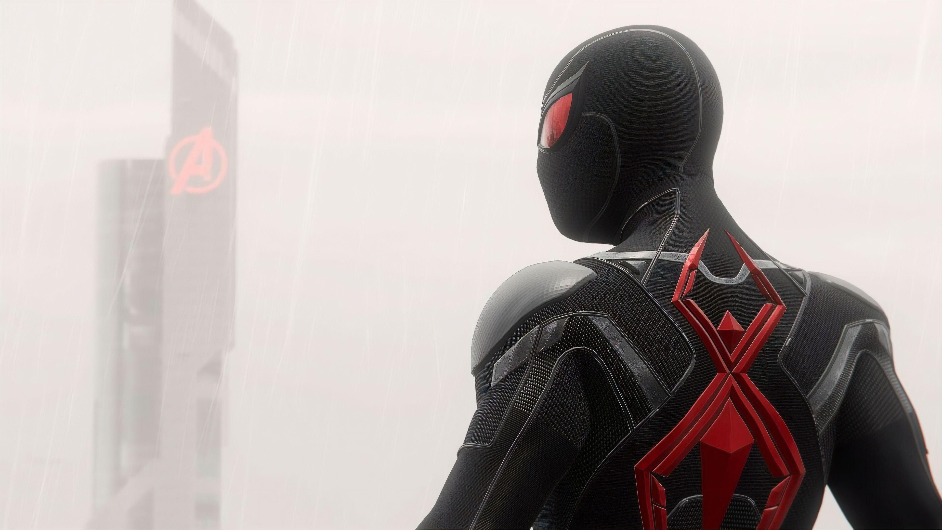 3840x2160 Wallpaper 4k Spiderman Black And Red Suit 4k 2019 Games Wallpaper, 4k Wallpaper, Games Wallpaper, Hd Wallpaper, Ps Games Wallpaper, Spiderman Ps4 Wallpaper, Spiderman Wallpaper, Superheroes Wallpaper