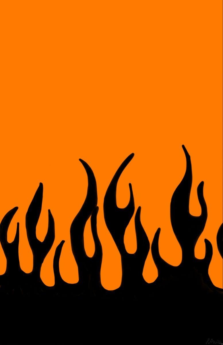 777x1200 orange fire wallpaper. iPhone wallpaper fire, Orange wallpaper, Aesthetic desktop wallpaper