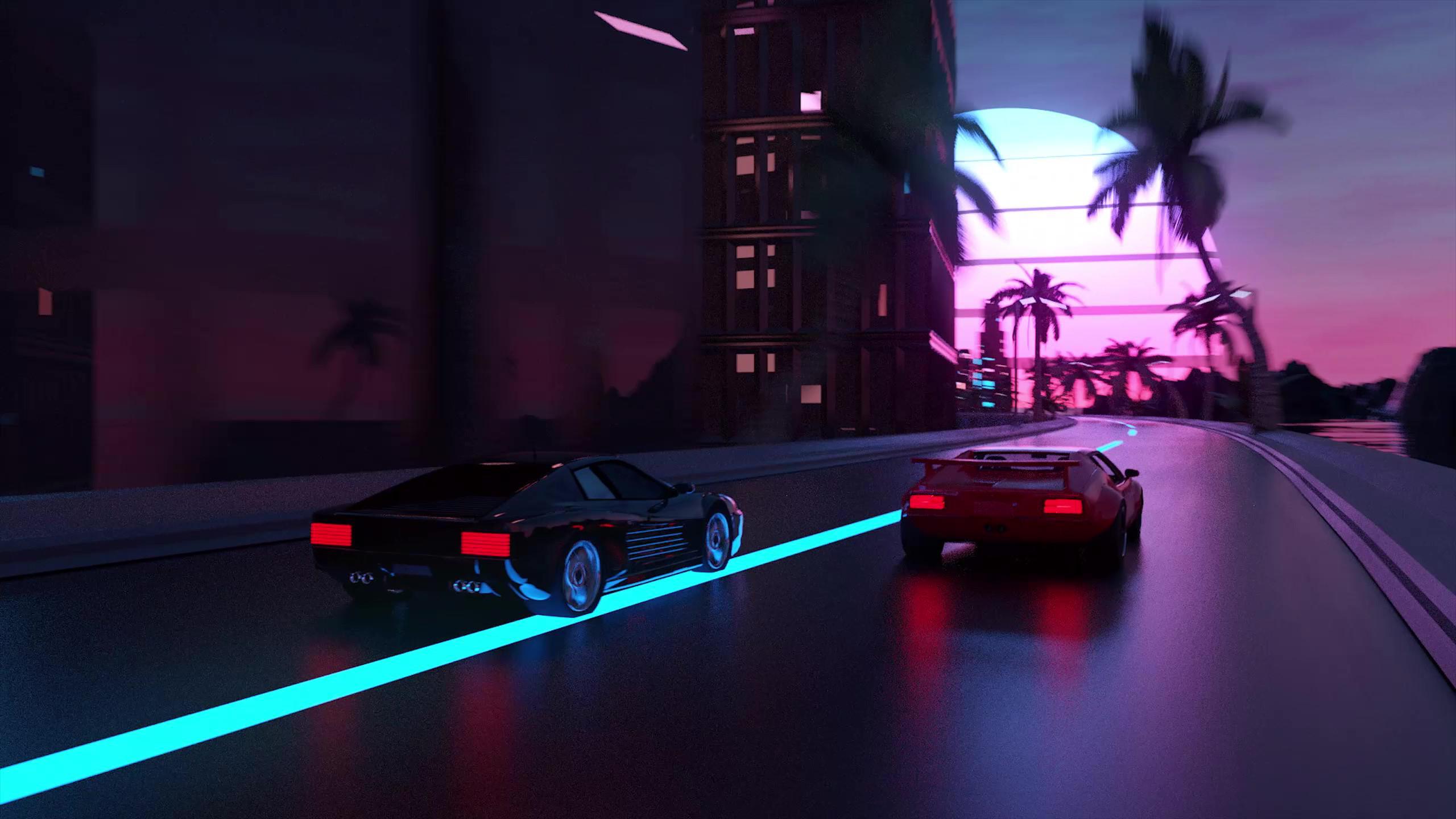 2560x1440 OutRun Racing Live Wallpaper [2560 x 1440]