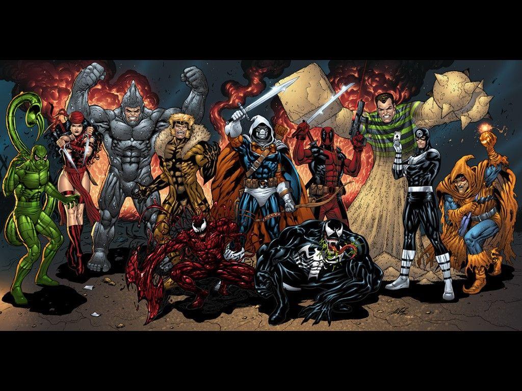 1024x768 Cool Marvel Wallpaper