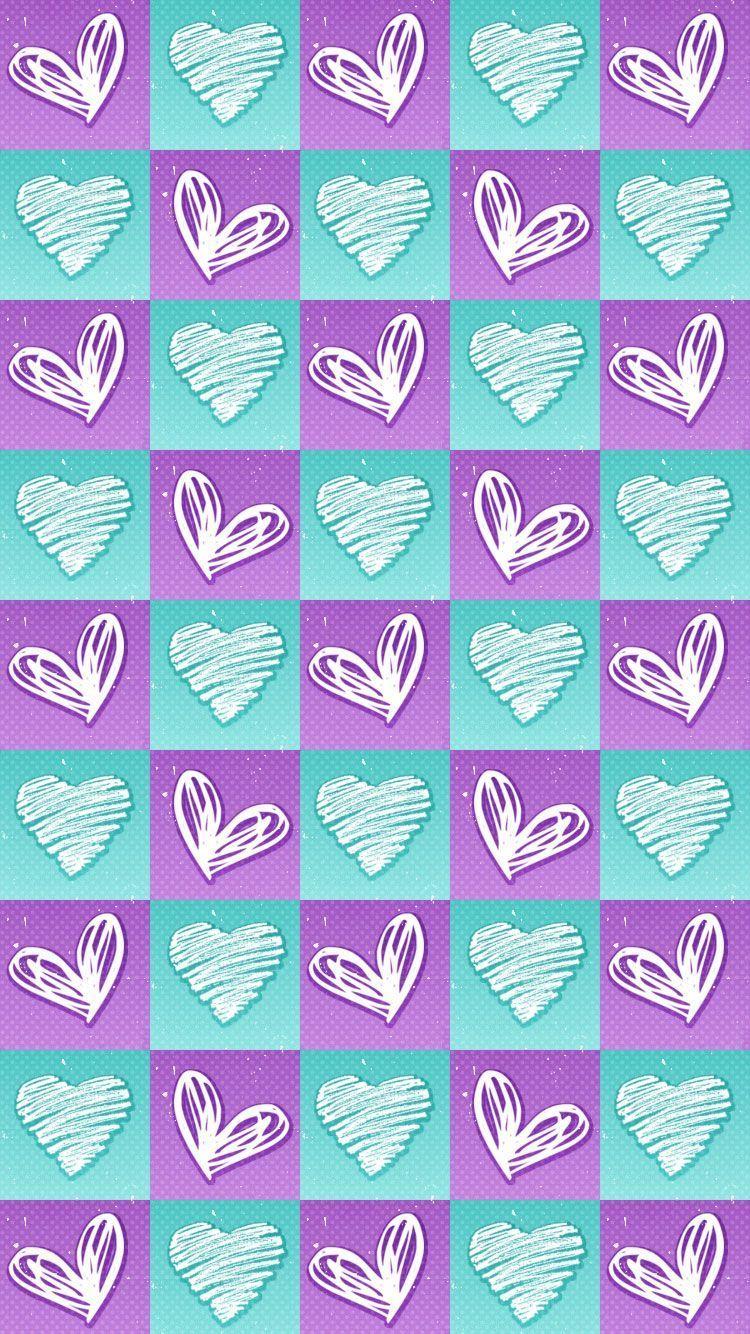 Cute Heart iPhone Wallpapers Top Free Cute Heart iPhone Backgrounds WallpaperAccess