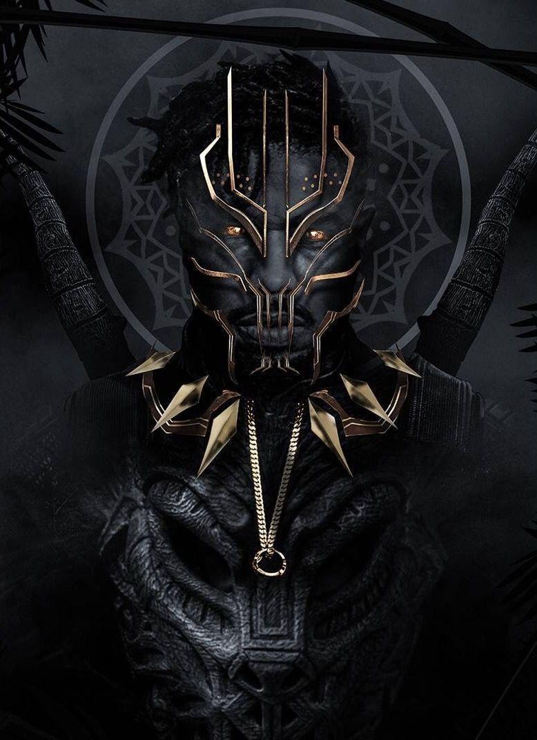 Killmonger Mask Wallpapers - Top Free Killmonger Mask Backgrounds ...