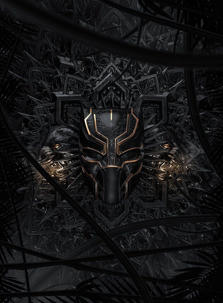 886x1200 Dope Black Panther Wallpaper