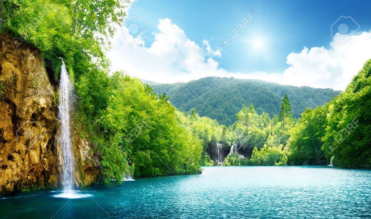 1300x767 waterfall in deep forest of Croatia, #SPONSORED, #deep, #waterfall, # Croatia, #forest. Best nature wallpaper hd, Nature desktop, Best nature wallpaper