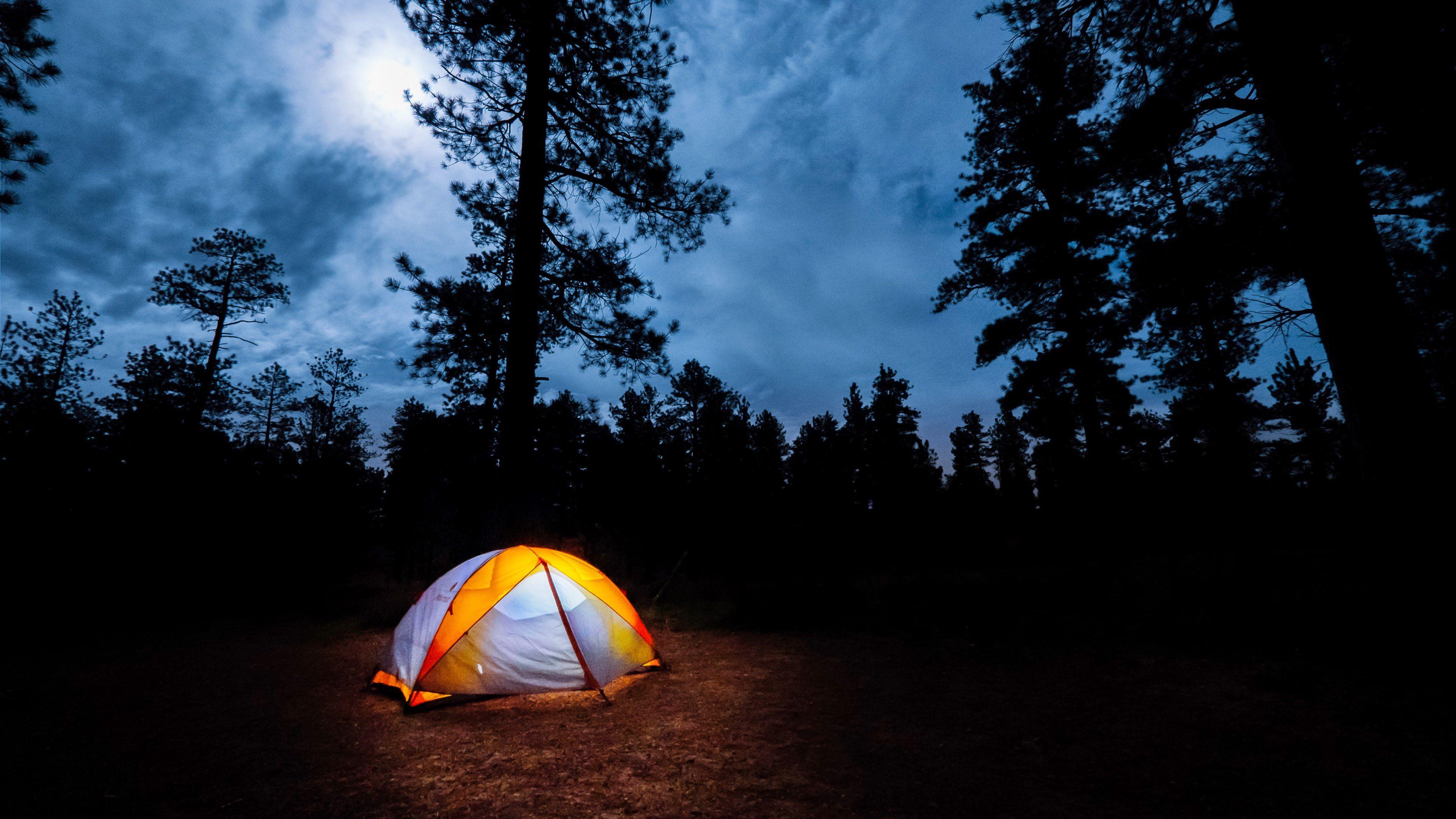 Mountains clouds forest lake trees camping wallpaper  3419x1843  559649   WallpaperUP