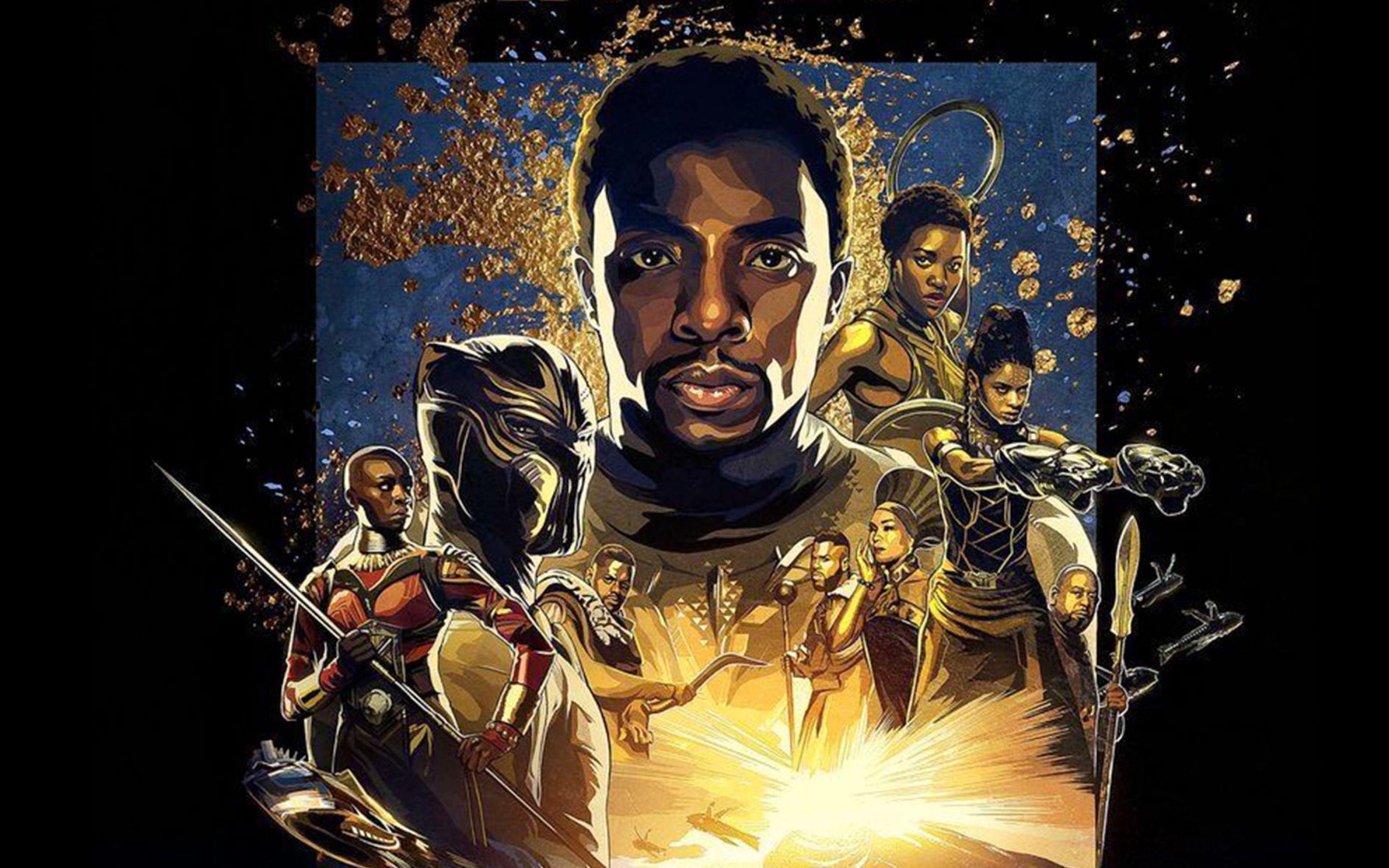 2880x1800 Black Panther Movie Poster Wallpaper