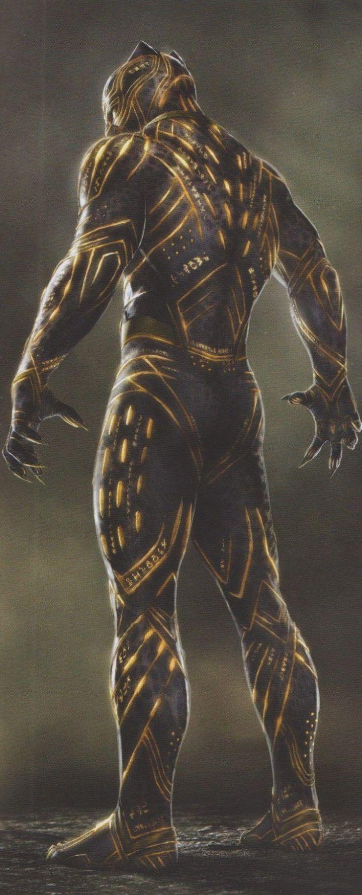 720x1779 BLACK PANTHER: The new concept of jaw art reveals alternative designs for the Panther suit