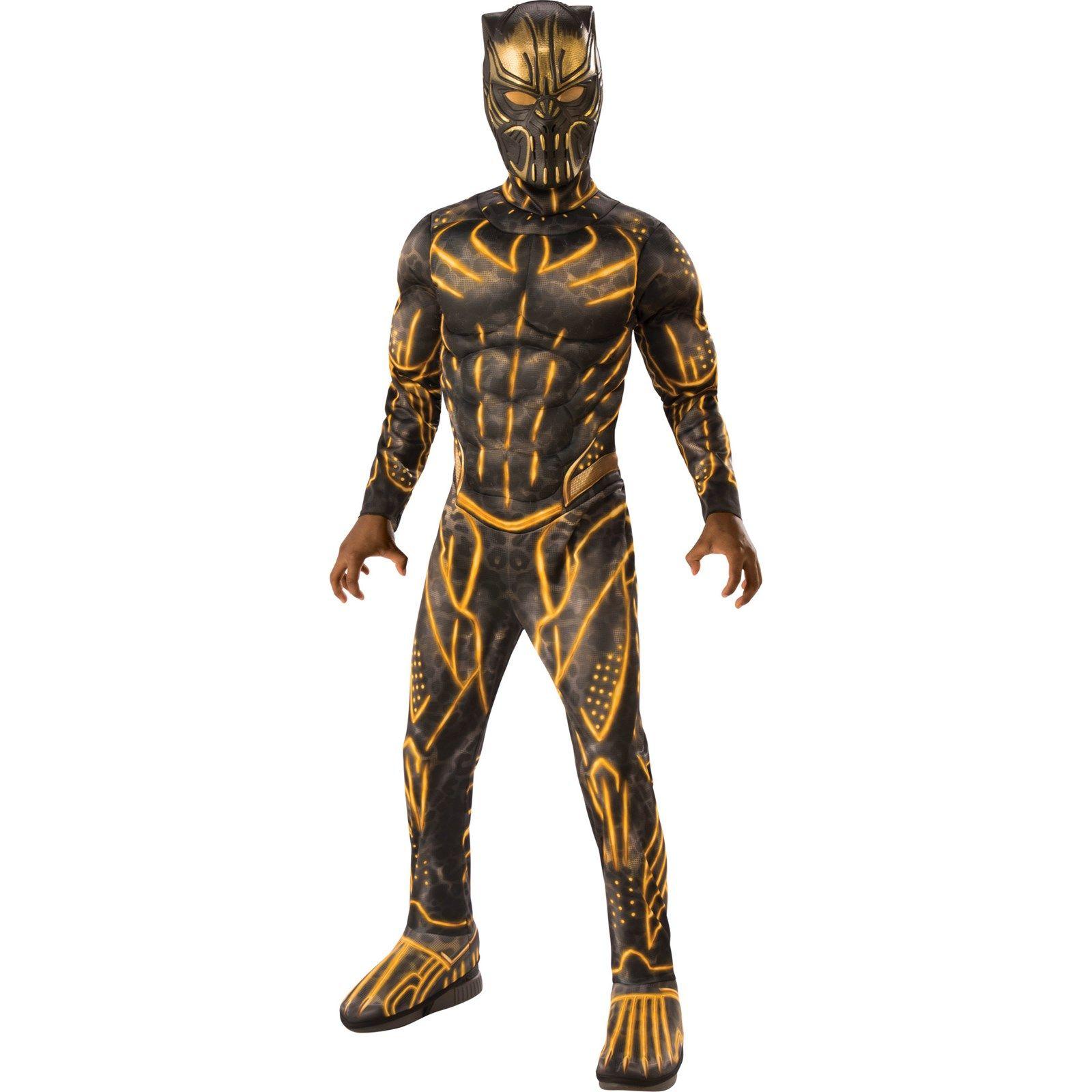 1600x1600 Marvel Black Panther Movie Deluxe Boys Erik Killmonger Battle Suit