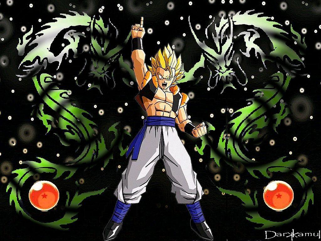 1024x768 SSJ4 Gogeta Wallpaper