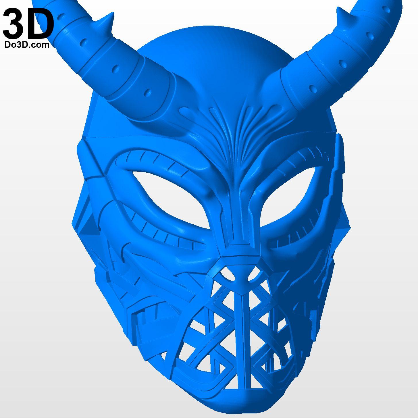 1455x1455 3D Printable Model: Erik Killmonger Museum Helmet / Tribal Mask (Black Panther 2018 Version). Print File Formats: STL