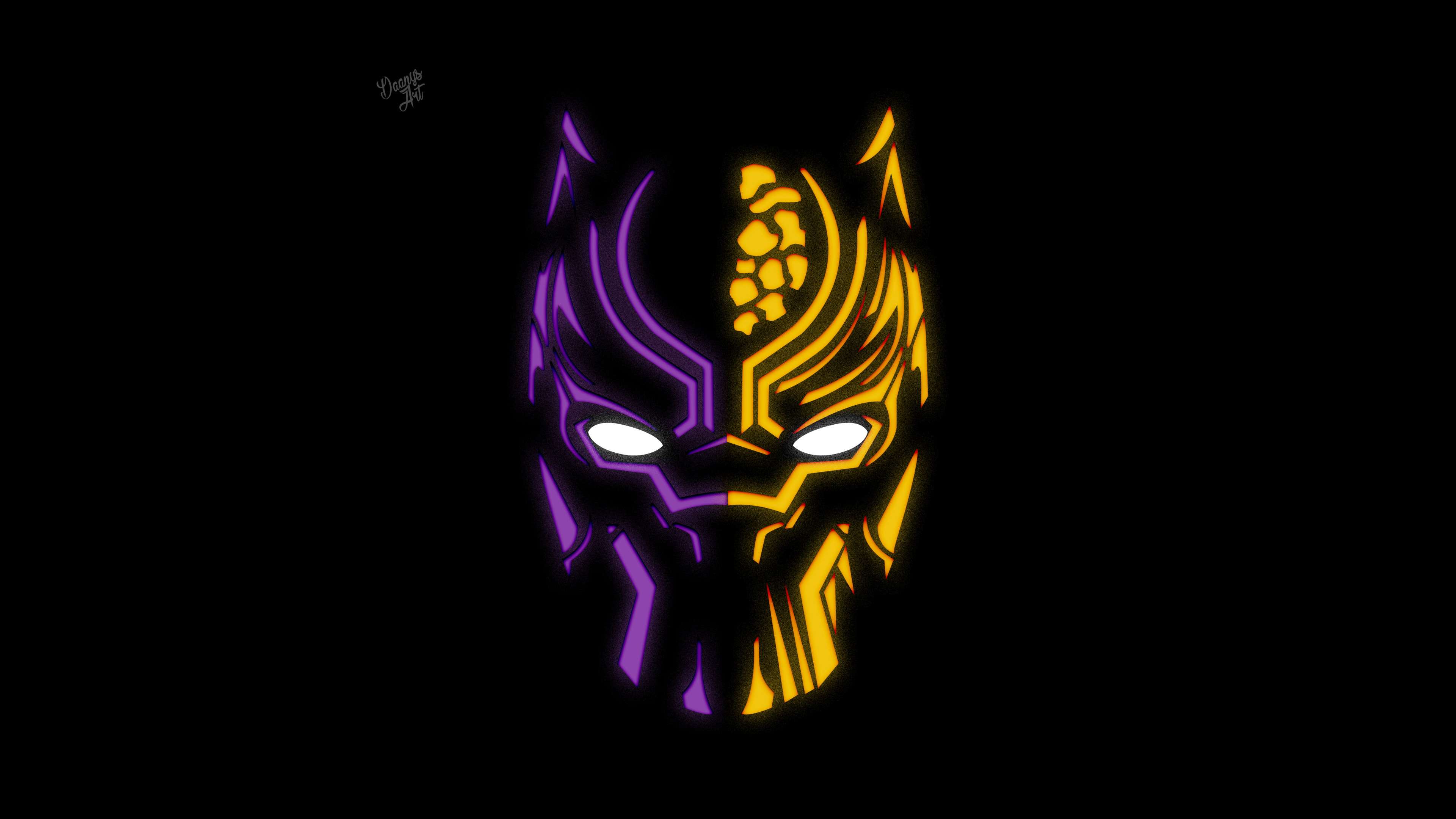 3840x2160 Home Screen Black Panther Wallpaper HD